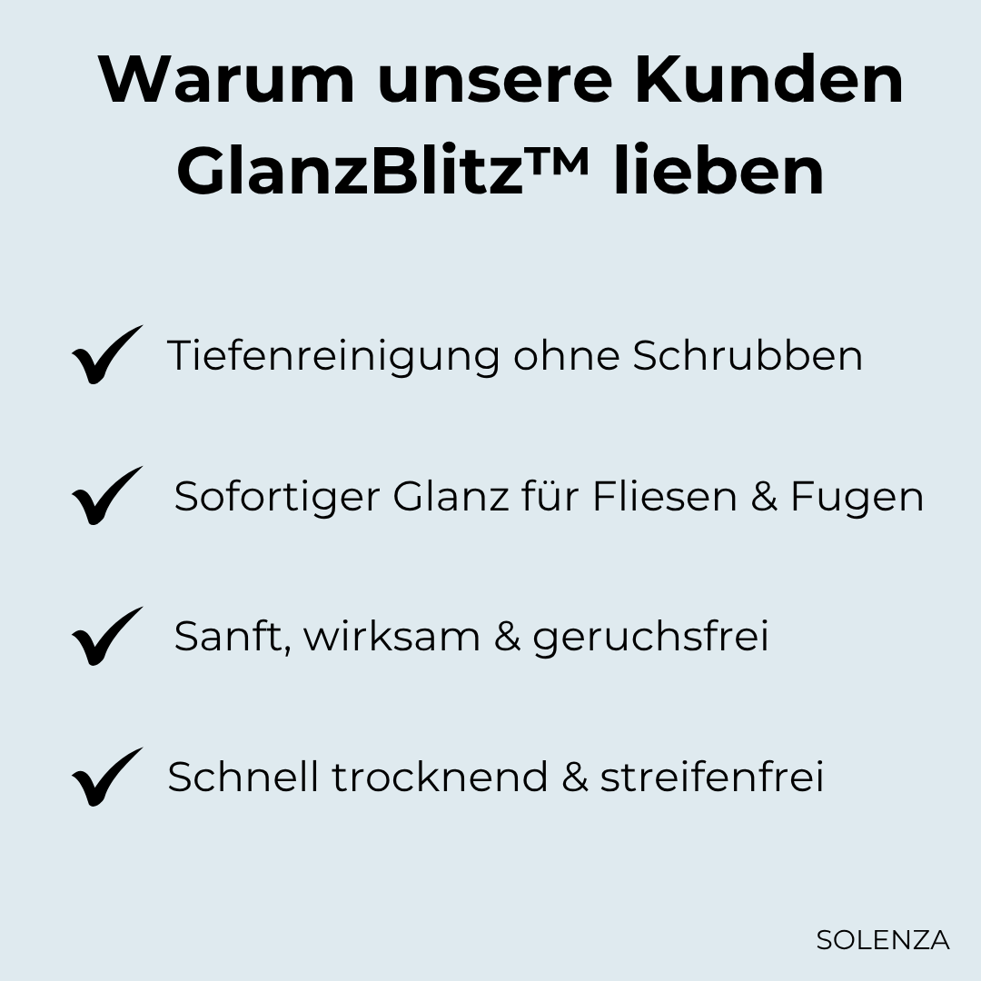 Letzter Tag -50%🔥 | GlanzBlitz™ Reiniger für Fliesen und Fugen